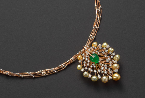 Pearls and Diamonds Pendant for Pendants segment